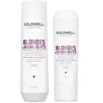 Goldwell DualSenses Blondes & Highlights Anti-Yellow Shampoo 250ml & Conditioner 200ml Twin - Image 3