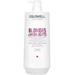 Goldwell DualSenses Blonde & Highlights Anti-Yellow Shampoo & Conditioner Twin 2 x 1000ml - Image 3