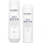 Goldwell DualSenses Just Smooth Taming Shampoo 250ml & Conditioner 200ml Twin - Image 2