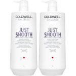 Goldwell DualSenses Just Smooth Taming Shampoo & Conditioner Twin 2 x 1000ml