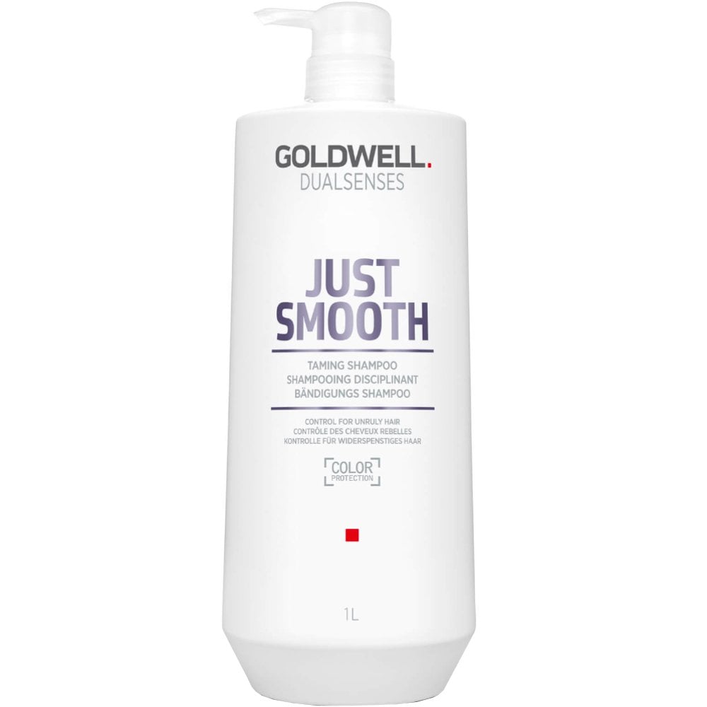goldwell-dualsenses-just-smooth-taming-shampoo-for-unruly-hair-1000ml-p10260-23186_image.jpg Goldwell DualSenses Just Smooth Taming Shampoo 1000ml - Image 1
