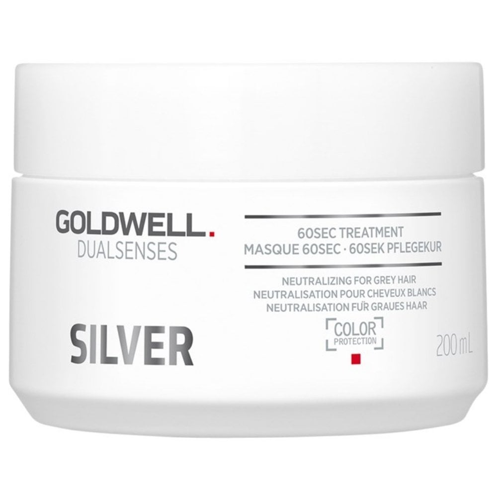goldwell-dualsenses-silver-60-second-treatment-mask-for-white-grey-hair-200ml-p32432-91020_image.jpg Goldwell DualSenses Silver 60 Second Treatment Mask 200ml - Image 1