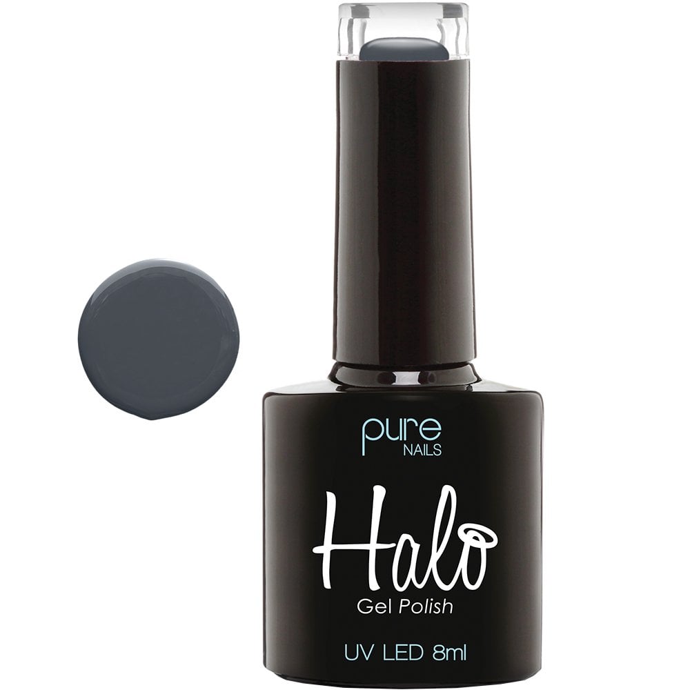 halo-charcoal-grey-gel-polish-8ml-p9117-23677_image.jpg Halo Charcoal Grey Gel Polish 8ml - Image 1