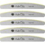 Halo Elite Half-Moon Files 100/100 Grit 5 Pack