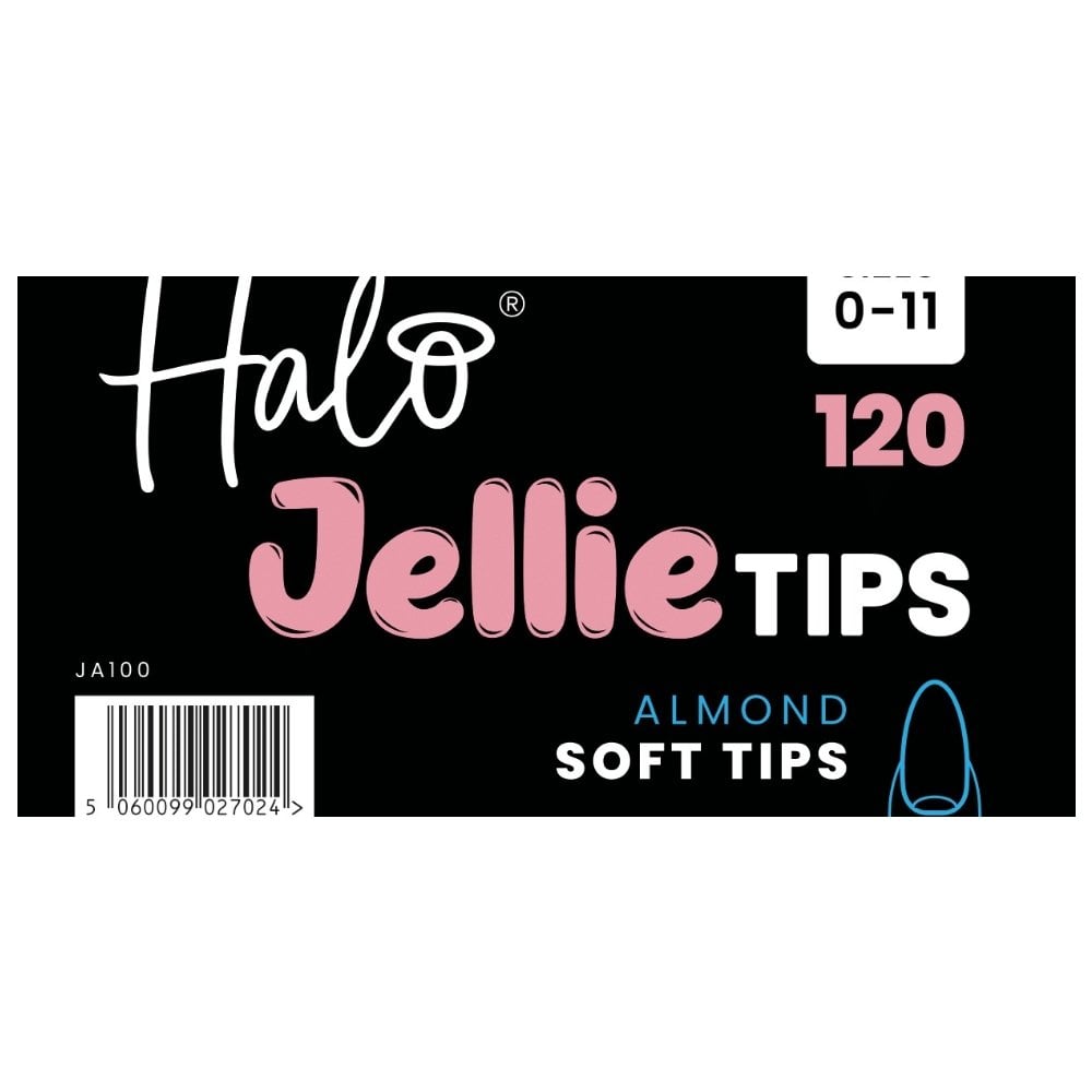 halo-jellie-tips-soft-gel-nail-tips-almond-x120-sizes-0-11-p32208-90018_image.jpg Halo Jellie Tips Soft Gel Nail Tips Almond x120 Sizes 0-11 - Image 1