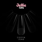 Halo Jellie Tips Soft Gel Nail Tips Coffin Long x120 Sizes 0-11