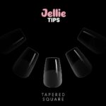 Halo Jellie Tips Soft Gel Tapered Square Nail Tips x120 Sizes 0-1 - Image 2