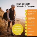 Healthspan High Strength 8 Vitamin B Complex 120 Tablets - Image 8