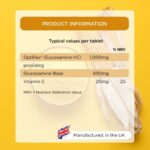 Healthspan Optiflex Glucosamine HCI 1000mg with Vitamin C 160 Tablets - Image 2