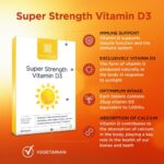 Healthspan Super Strength Vitamin D3 25µg 60 Tablets - Image 7