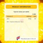 Healthspan Vitamin C Sustained Release 500mg 90 Tablets - Image 5
