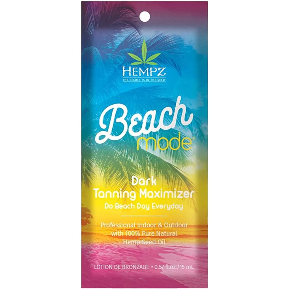 hempz-tanning-beach-mode-dark-maximiser-tanning-accelerator-sachet-15ml-p31199-84648_image.jpg Hempz Tanning Beach Mode Dark Tanning Accelerator Sachet 15ml - Image 1