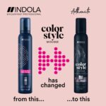 Indola Colour Style Mousse Anthracite 200ml