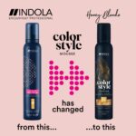 Indola Colour Style Mousse Honey Blonde 200ml - Image 2