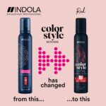 Indola Colour Style Mousse Red 200ml - Image 5