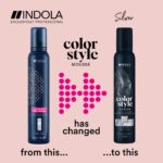 Indola Colour Style Mousse Silver 200ml - Image 4