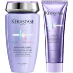Kérastase Blond Absolu Bain Ultra-Violet Anti-Brass Purple Shampoo 250ml & Cicaflash Treatment 250ml Twin - Image 4
