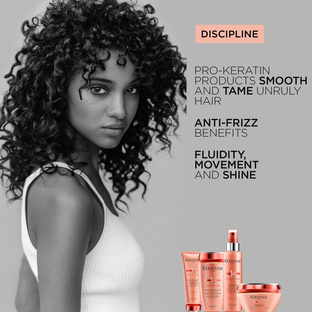 Kérastase Discipline Bain Fluidealiste Smooth-In-Motion Shampoo 250ml & Care 200ml Twin - Image 1