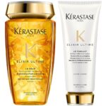Kérastase Elixir Ultime Le Bain Sublimating Oil-Infused Shampoo 250ml & Fondant Conditioner 200ml Twin - Image 3