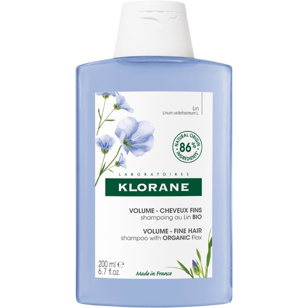 klorane-flax-fibre-shampoo-for-fine-hair-200ml-p10315-92005_image.jpg Klorane Flax Fibre Shampoo 200ml - Image 1