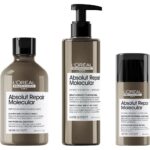 L'Oreal Professionnel Serie Expert Absolut Repair Molecular Shampoo 250ml, Rinse-Off Serum 250ml & Leave-In Mask 100ml Trio - Image 5