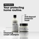 L'Oreal Professionnel Serie Expert Metal Detox Anti-Metal Cleansing Cream Shampoo 1500ml & Mask 500ml Twin - Image 6
