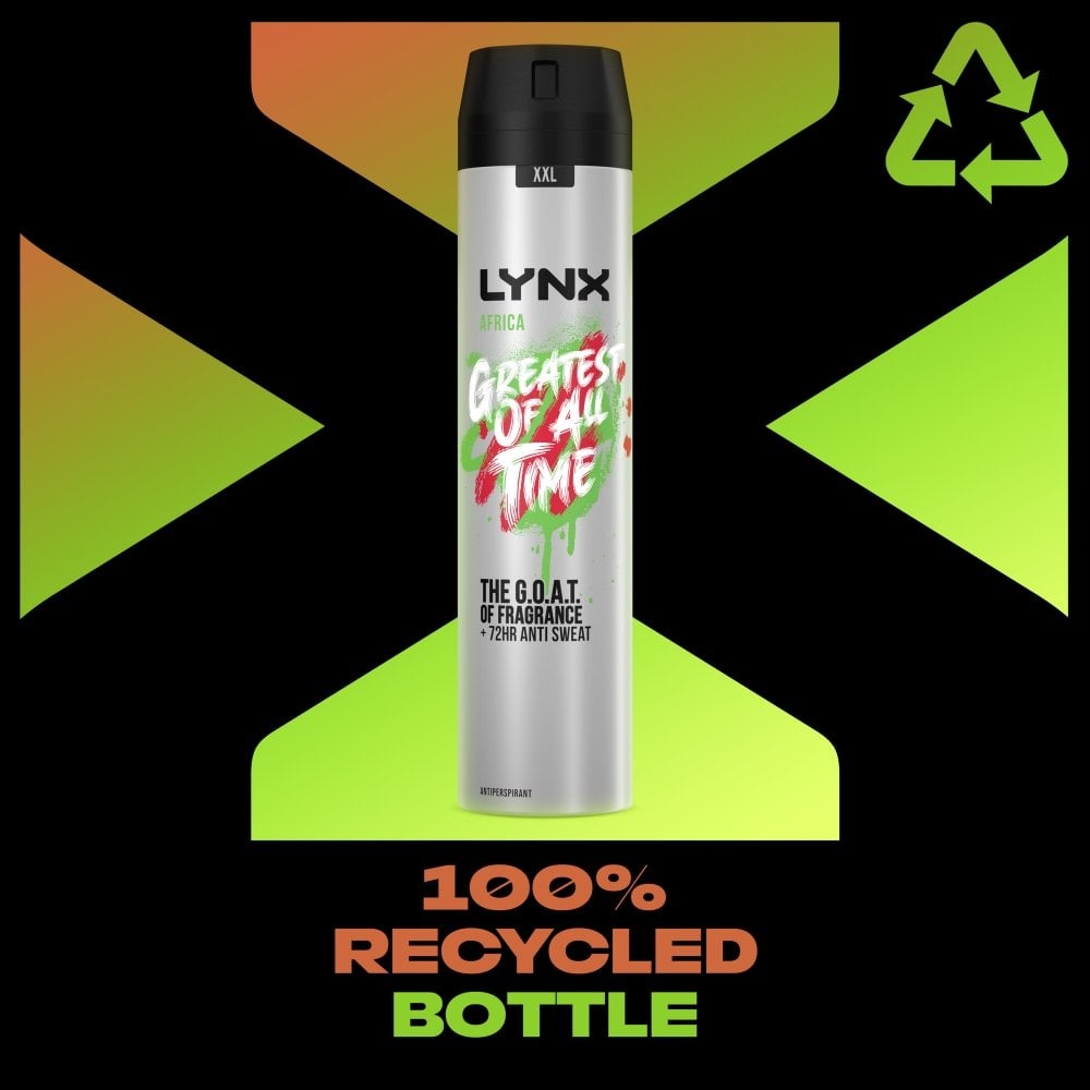lynx-the-goat-of-fragrance-africa-anti-perspirant-deodorant-250ml-p35034-105160_image.jpg Lynx XXL Africa 72h Anti-Perspirant Deodorant Spray 250ml - Image 1