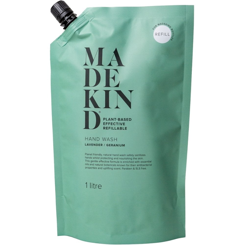madekind-eco-friendly-natural-hand-wash-with-lavender-geranium-oils-refill-1000ml-p36473-113296_image.jpg MadeKind Eco Friendly Natural Hand Wash with Lavender & Geranium Oils Refill 1000ml - Image 1