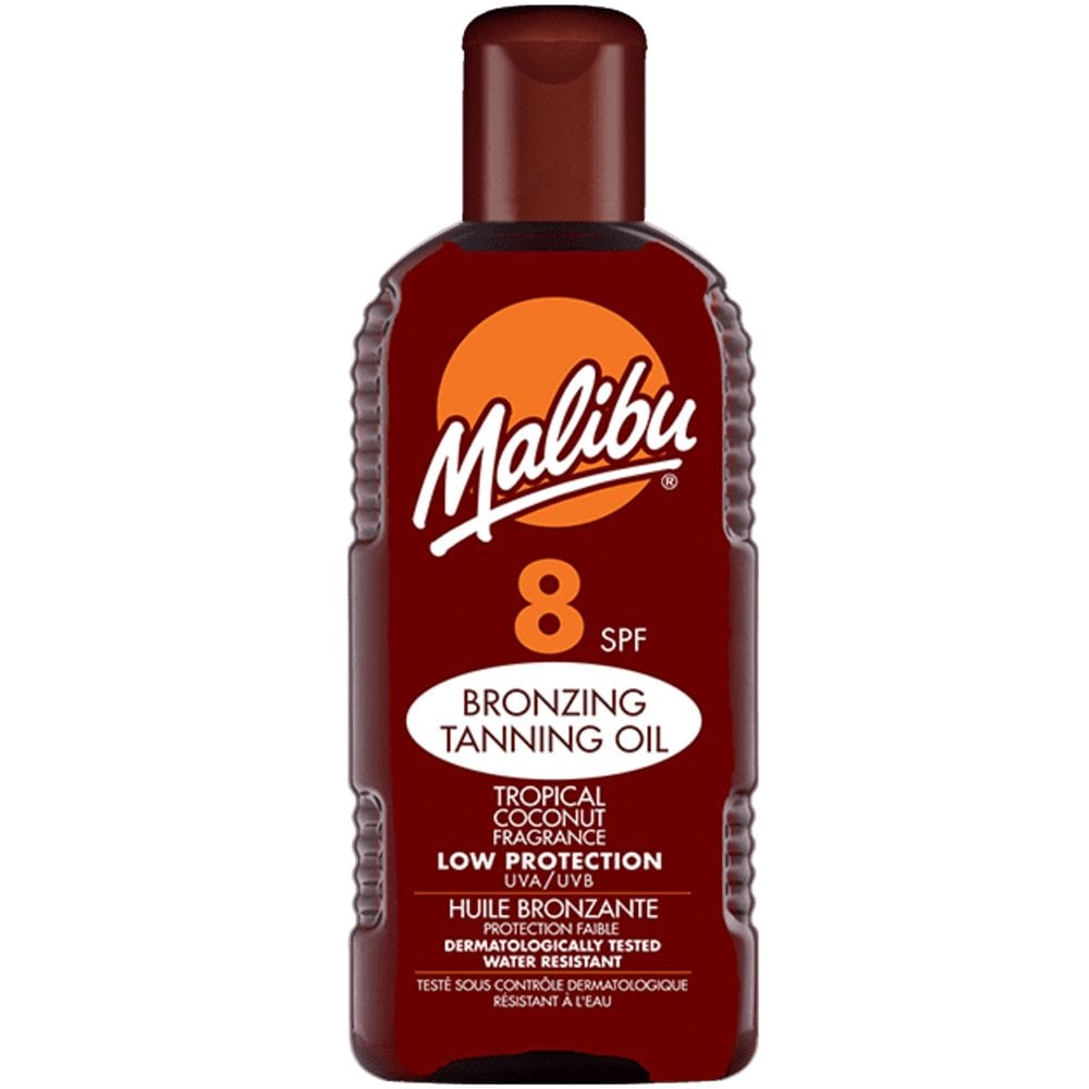 malibu-bronzing-tanning-oil-spf8-200ml-p20881-43763_image.jpg Malibu Bronzing Tanning Oil SPF8 200ml - Image 1