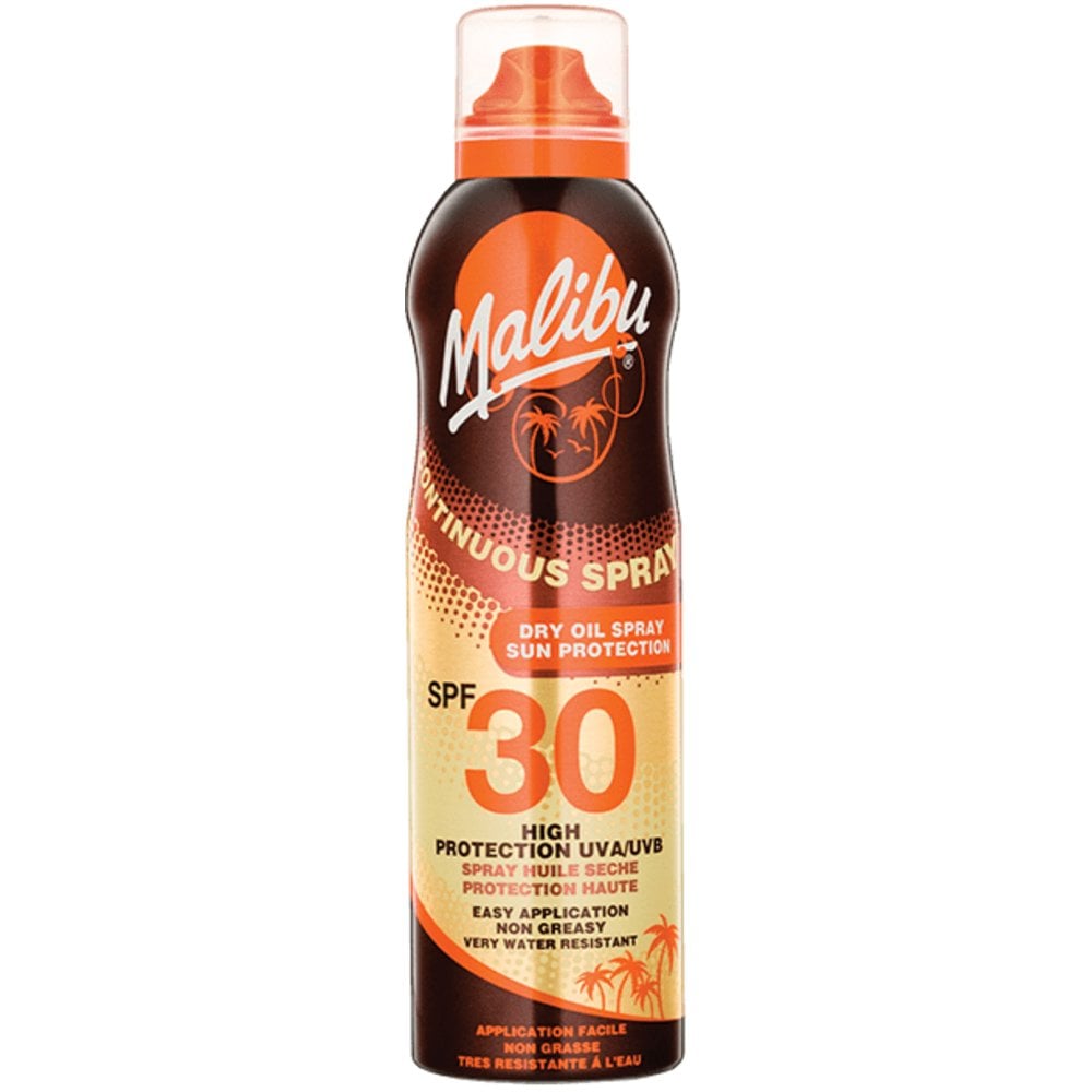 malibu-continuous-dry-oil-spray-spf30-175ml-p20871-43753_image.jpg Malibu Continuous Dry Oil Spray SPF30 175ml - Image 1