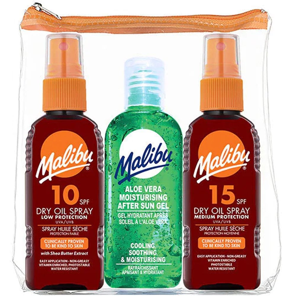 malibu-dry-oil-sprays-after-sun-holiday-pack-3-x-100ml-p20862-43744_image.jpg Malibu Dry Oil Sprays & After Sun Holiday Pack 3 x 100ml - Image 1