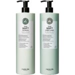 Maria Nila True Soft Softening Shampoo & Conditioner Twin 2 x 1000ml - Image 3
