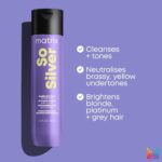 Matrix Total Results So Silver Purple Toning Shampoo 300ml - Image 2