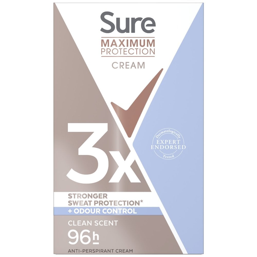 maximum-protection-96h-clean-scent-anti-perspirant-deodorant-stick-45ml-p38608-123213_image.jpg Sure Maximum Protection 96h Clean Scent Anti-Perspirant Deodorant Stick 45ml - Image 1