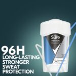 Sure Men Maximum Protection 96h Clean Scent Anti-Perspirant Deodorant Stick 45ml - Image 2