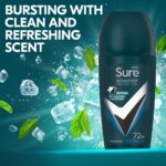 Sure Men Nonstop Protection 72h Invisible Ice Anti-Perspirant Deodorant Roll-On 50ml