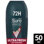 Sure Men Nonstop Protection 72h Ultra Fresh Anti-Perspirant Deodorant Roll-On 50ml - Image 7
