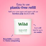 Wild Men's Cotton & Sea Salt Deodorant Refill 40g - Image 3