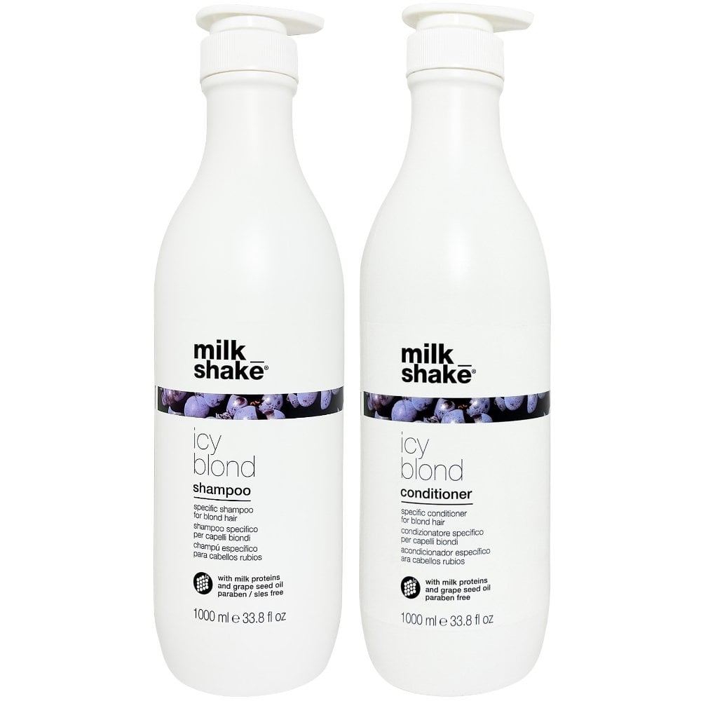 milk-shake-icy-blond-specific-shampoo-condtioner-for-blonde-hair-twin-2-x-1000ml-p37923-122941_image.jpg Milk_Shake Icy Blond Specific Shampoo & Conditioner Twin 2 x 1000ml - Image 1