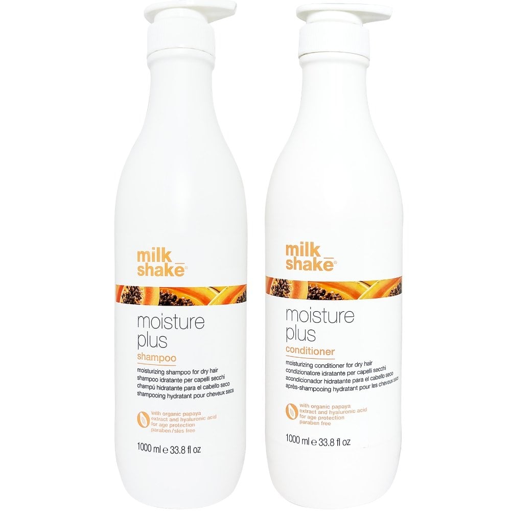 milk-shake-moisture-plus-shampoo-conditioner-for-dry-hair-twin-2-x-1000ml-p23775-122963_image.jpg Milk_Shake Moisture & More Shampoo & Conditioner Twin 2 x 1000ml - Image 1