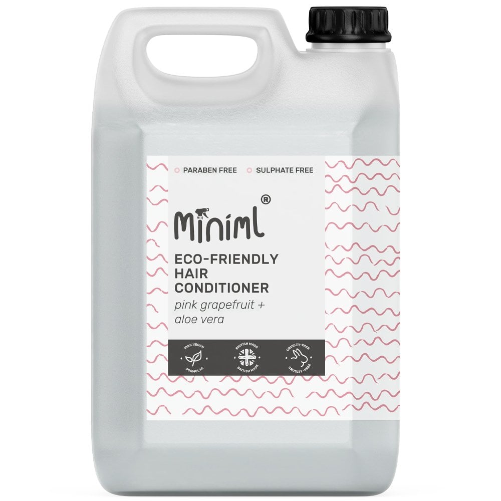 miniml-eco-friendly-conditioner-pink-grapefruit-aloe-vera-5000ml-p24958-57518_image_43e213d8-4a39-4837-a930-77c0b005bf69.jpg Miniml Eco-Friendly Pink Grapefruit + Aloe Vera Hair Shampoo & Conditioner Twin 2 x 5000ml - Image 1