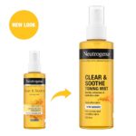 Neutrogena Clear & Soothe Turmeric Toning Mist 125ml - Image 4