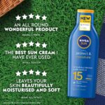Nivea Sun Protect & Moisture Lotion SPF15 200ml - Image 2