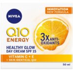 Nivea Q10 Energy Healthy Glow Day Cream SPF15 50ml - Image 2