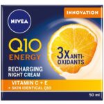 Nivea Q10 Energy Recharging Night Cream Face Moisturiser 50ml - Image 3