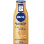 Nivea Q10 Gradual Tan Firming Body Moisturiser 400ml - Image 3