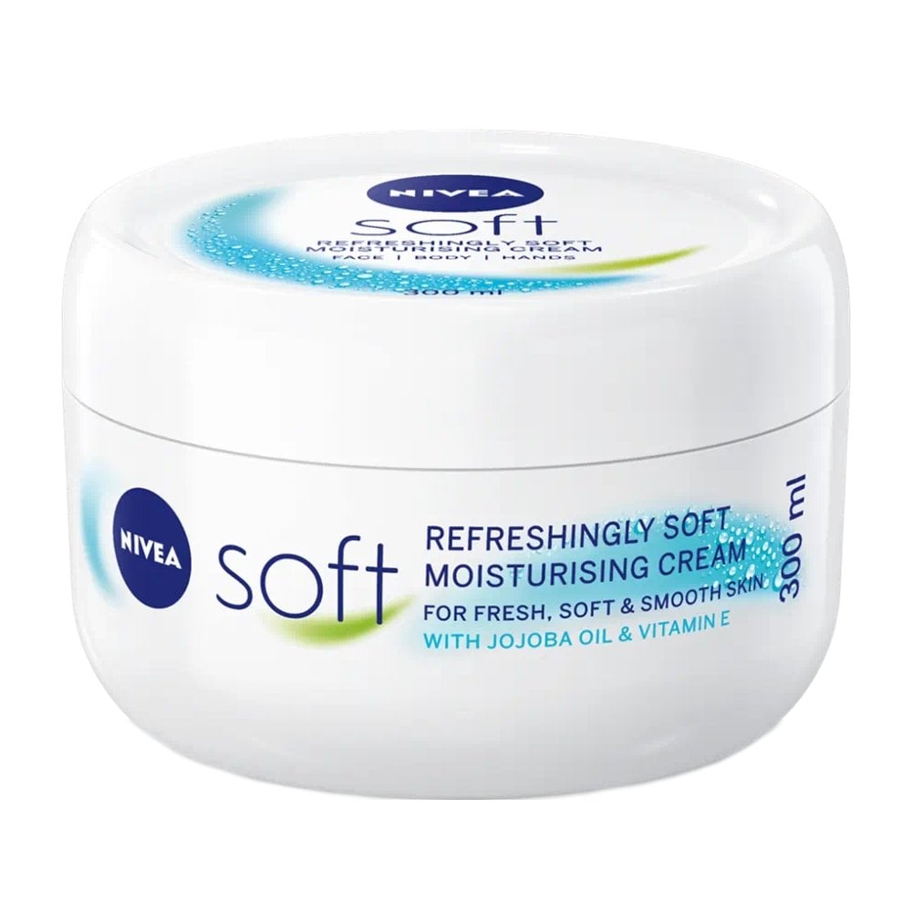 nivea-refreshingly-soft-moisturising-cream-with-jojoba-vitamin-e-300ml-p28624-72060_image.jpg Nivea Refreshingly Soft Moisturising Cream 300ml - Image 1
