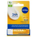 Nivea Sun Protect Caring Lip Balm SPF50 5.5ml - Image 2