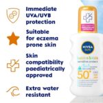 Nivea Sun Babies & Kids Sensitive Protect Sun Cream Spray SPF50+ 200ml