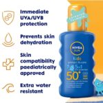 Nivea Sun Kids Protect & Care 5-In-1 Coloured Spray SPF50+ 200ml - Image 2